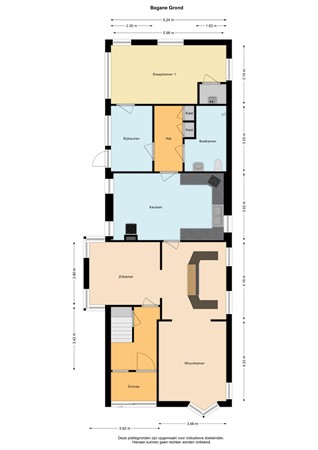 Floorplan - Oostgaag 14, 3155 CG Maasland